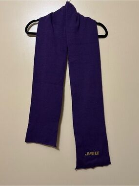 James Madison University ML Caps Knit Scarf Unisex OS Purple